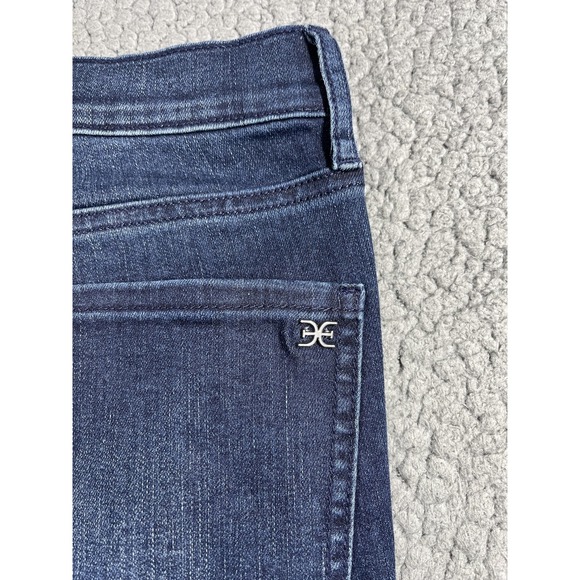 Sam Edelman Jeans Womens 28 Dark Wash Blue High Rise Skinny Studded Ankle Denim - Picture 6 of 15